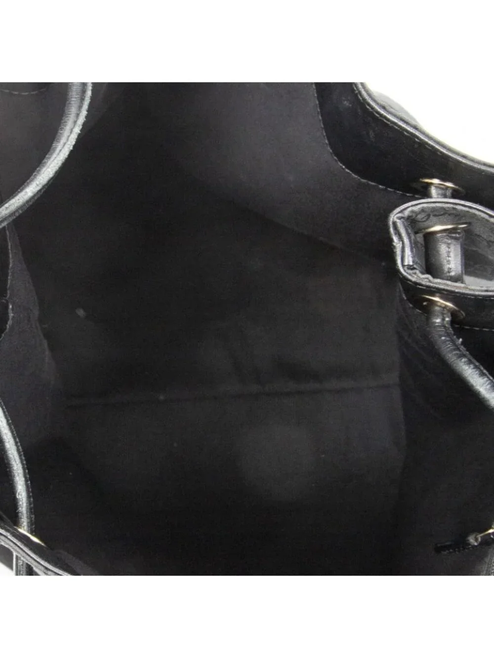 Gucci Drawstring Vertical Tote Black GG Nylon Canvas
